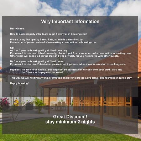 Villa Joglo Jagat Seminyak Eksteriør bilde